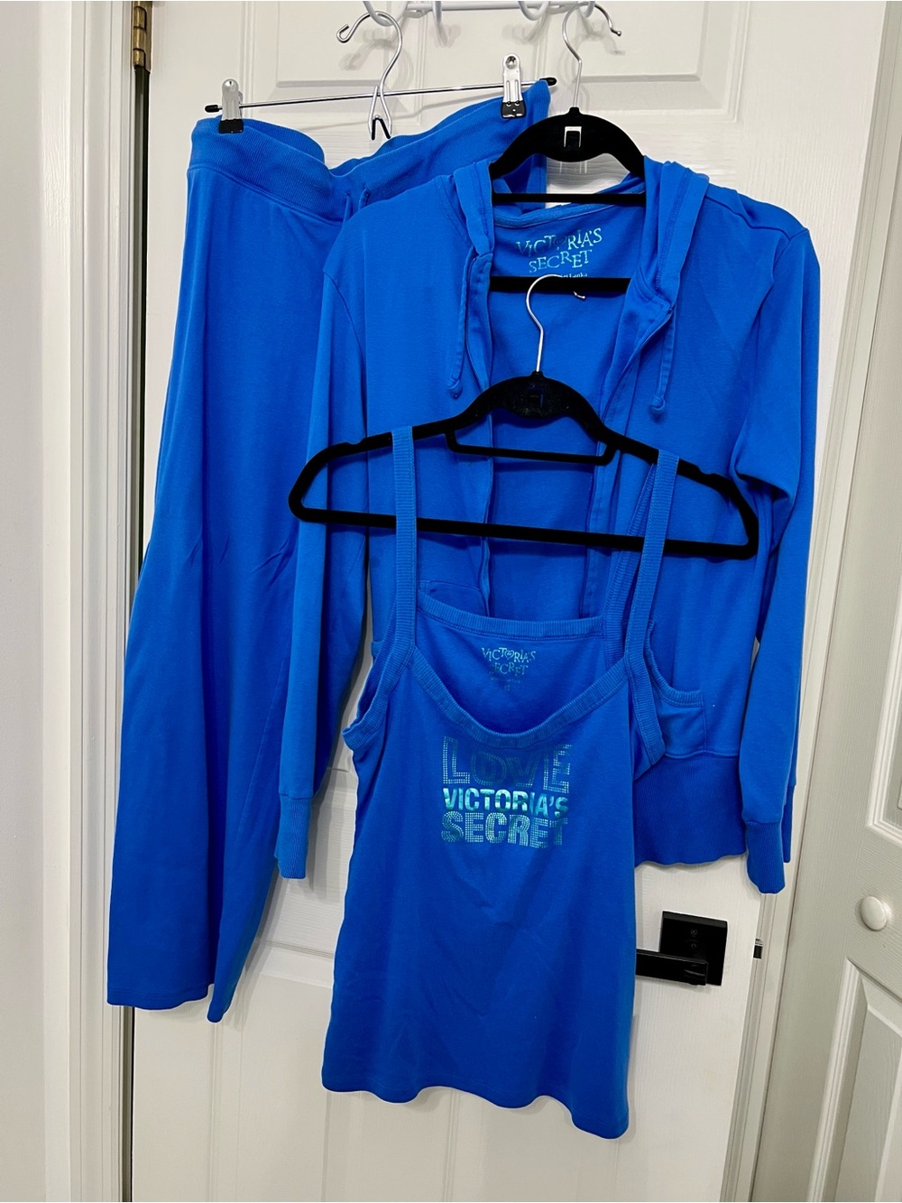 Victoria's Secret Blue 3-Piece Loungewear Set